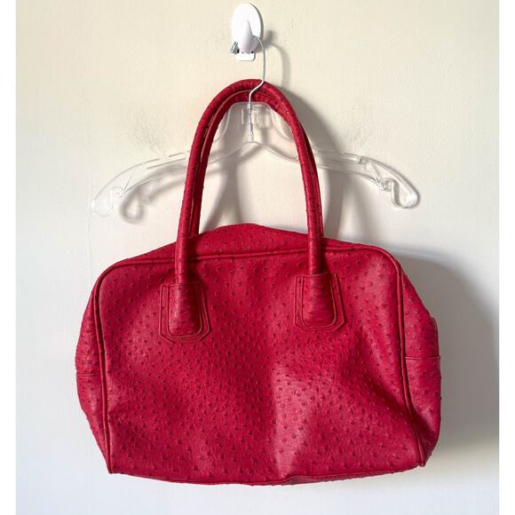 Lord & Taylor Large Vintage Purse Hand Bag Red 15"x11" - Picture 9 of 9